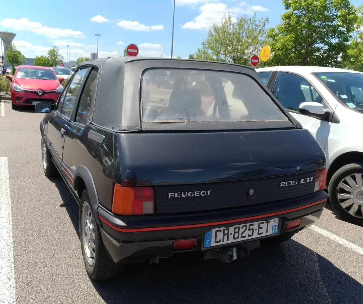 Image for Peugeot 205 I Cabrio (741B,20D)
