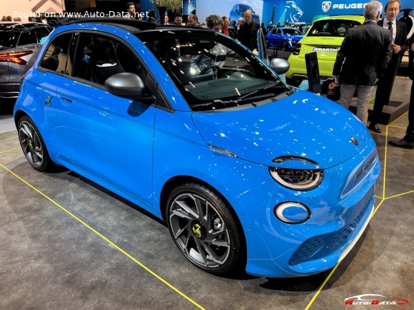 المواصفات والتفاصيل التقنية الكاملة 2023 Abarth 500e Cabriolet 42 kWh (155 Hp) Electric