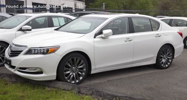 Full specifications and technical details 2013 Acura RLX 3.5 V6 (310 Hp)