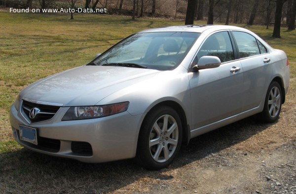 Full specifications and technical details 2003 Acura TSX I (CL9) 2.4 i 16V (203 Hp) Automatic