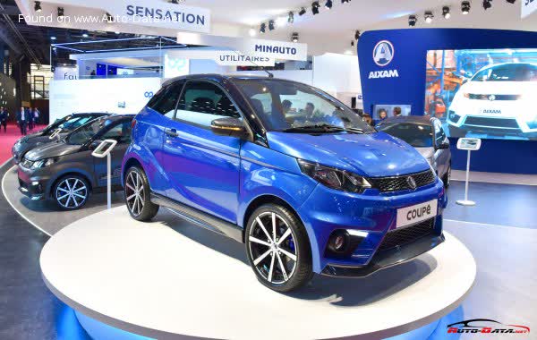 Full specifications and technical details 2016 Aixam SANSATION COUPE 0.5d (8 Hp) Automatic