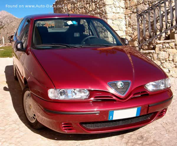 Vollständige Spezifikationen und technische Details 1999 Alfa Romeo 146 (930, facelift 1999) 1.4 Twin Spark 16V (103 Hp)