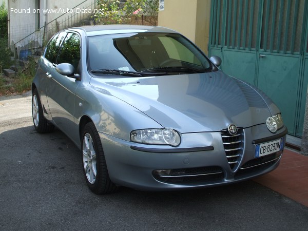 Full specifications and technical details 2000 Alfa Romeo 147 3-doors 1.9 JTD (110 Hp)