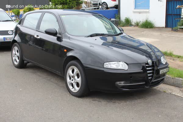 Full specifications and technical details 2003 Alfa Romeo 147 5-doors 1.9 JTD (101 Hp)