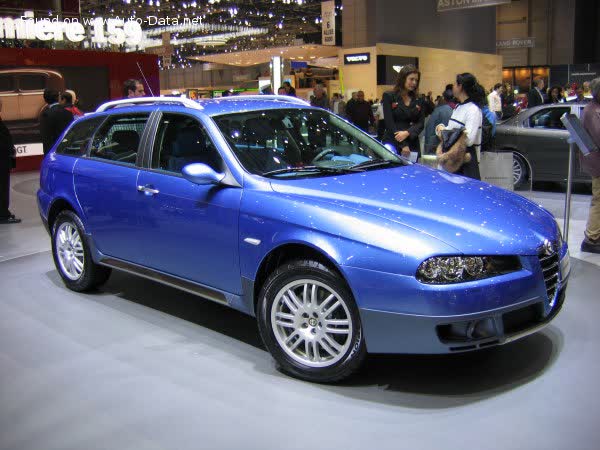 Full specifications and technical details 2004 Alfa Romeo 156 Crosswagon (932, facelift 2003) 1.9 16V JTD M-Jet (150 Hp)