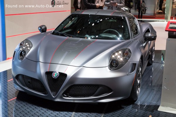 Full specifications and technical details 2017 Alfa Romeo 4C  (facelift 2017) 1.7 (240 Hp)