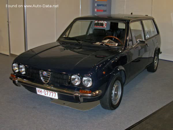 Full specifications and technical details 1978 Alfa Romeo Alfasud Giardinetta (904) 1.2 (63 Hp)