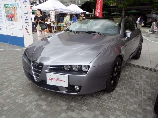 المواصفات والتفاصيل التقنية الكاملة 2006 Alfa Romeo Brera 2.4 JTD (200 Hp)