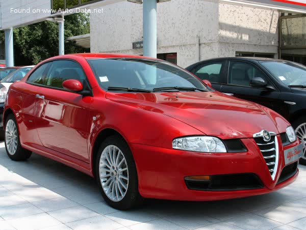 Full specifications and technical details 2003 Alfa Romeo GT Coupe (937) 1.9 16V JTD M-Jet (150 Hp)