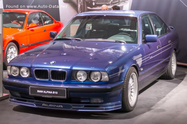 Full specifications and technical details 1987 Alpina B10 (E34) 3.4 i Biturbo (360 Hp)