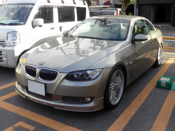 Spécifications complètes et détails techniques 2007 Alpina B3 Cabrio (E93) 3.0i Biturbo (360 Hp) Swtch-Tronic