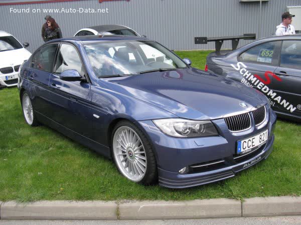 Vollständige Spezifikationen und technische Details 2008 Alpina B3 (E90) 3.0i Biturbo (360 Hp) Allrad Switch-Tronic