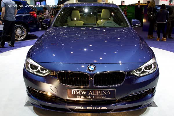 Full specifications and technical details 2013 Alpina B3 (F30) 3.0 (410 Hp) BITURBO