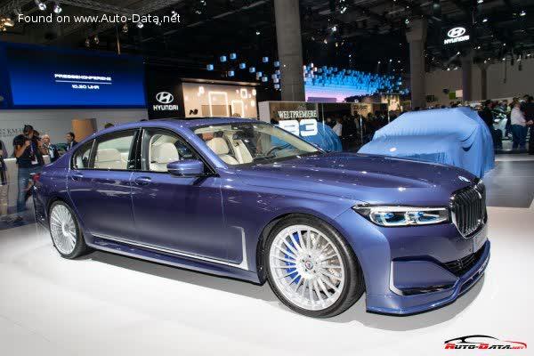 Vollständige Spezifikationen und technische Details 2019 Alpina B7 (G12, facelift 2019) 4.4 V8 (608 Hp) Langversion Allrad Switch Tronic