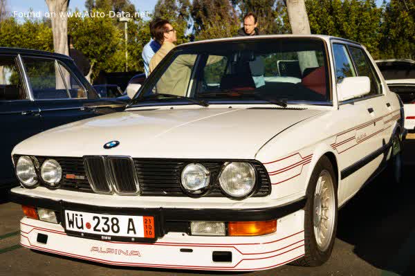 المواصفات والتفاصيل التقنية الكاملة 1981 Alpina B9 (E28) 3.0 (245 Hp)