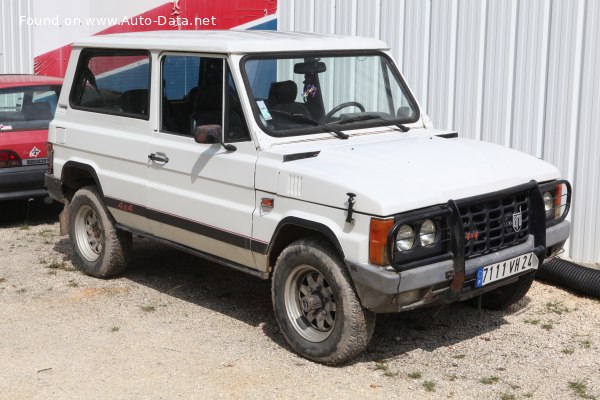 المواصفات والتفاصيل التقنية الكاملة 1984 Aro 10 1.4 (10.4) (62 Hp)