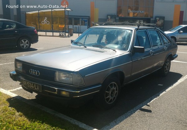 Full specifications and technical details 1980 Audi 100 Avant (C2, Typ 43, facelift 1979) 1.9 (100 Hp) Manual 4-speed