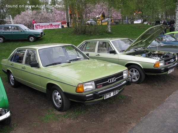 Full specifications and technical details 1978 Audi 100 (C2, Typ 43) 2.0 D (70 Hp)