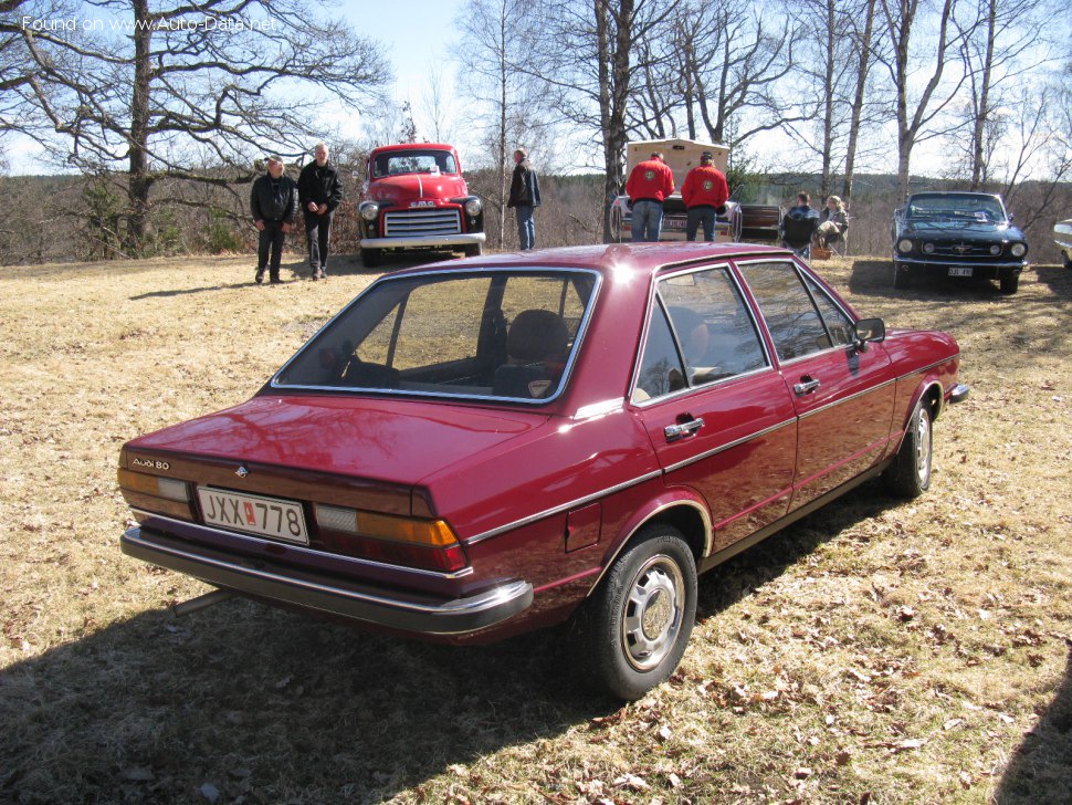 المواصفات والتفاصيل التقنية الكاملة 1976 Audi 80 (B1, Typ 82) 1.6 GLS (85 Hp) Automatic