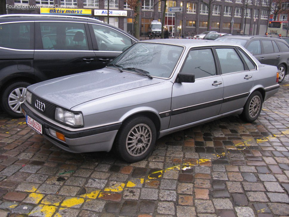 Full specifications and technical details 1984 Audi 90 (B2, Typ 81,85) 2.0 E (115 Hp) Automatic