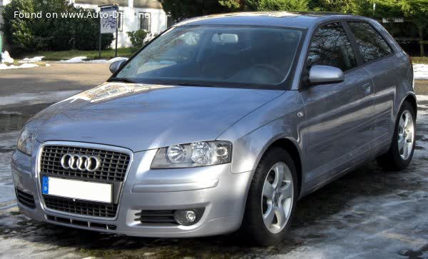 Full specifications and technical details 2005 Audi A3 (8P, facelift 2005) 3.2 V6 (250 Hp) quattro