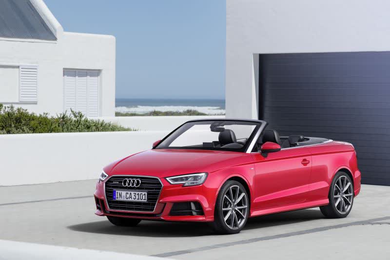 Full specifications and technical details 2016 Audi A3 Cabrio (8V, facelift 2016) 2.0 TFSI (190 Hp) S tronic