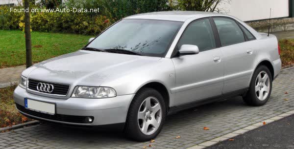 Vollständige Spezifikationen und technische Details 1999 Audi A4 (B5, Typ 8D, facelift 1999) 1.6i (101 Hp)