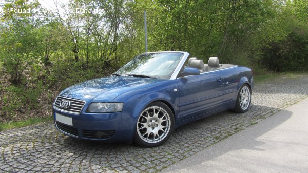 Full specifications and technical details 2003 Audi A4 Cabriolet (B6 8H) 3.0 V6 30V (220 Hp) quattro Tiptronic