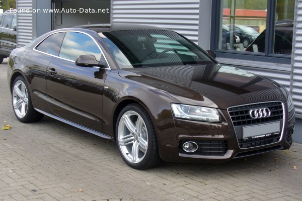 Full specifications and technical details 2008 Audi A5 Coupe (8T3) 2.0 TFSI (180 Hp)