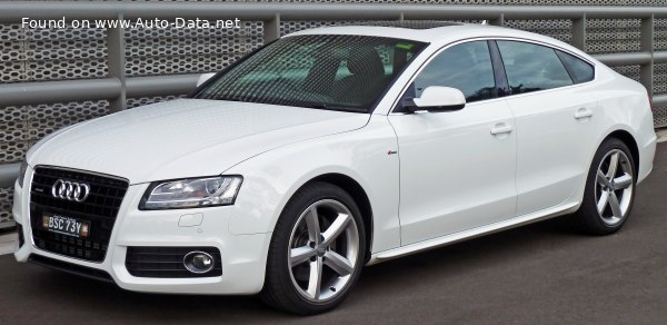 Full specifications and technical details 2009 Audi A5 Sportback (8TA) 2.0 TFSI (211 Hp) quattro