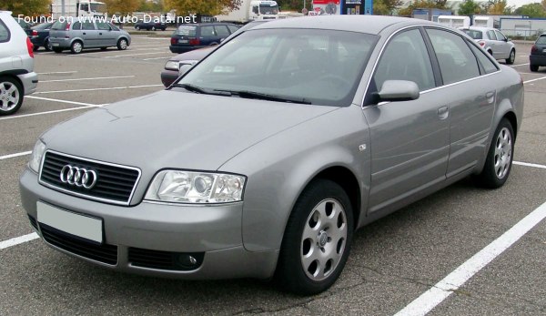 Full specifications and technical details 2001 Audi A6 (4B,C5, facelift 2001) 2.5 TDI V6 (180 Hp) Tiptronic