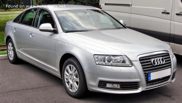 Full specifications and technical details 2008 Audi A6 (4F,C6 facelift 2008) 2.7 TDI V6 (190 Hp) DPF