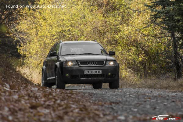 Spécifications complètes et détails techniques 2000 Audi A6 Allroad quattro (4B,C5) 2.5 TDI V6 (180 Hp) quattro Tiptronic