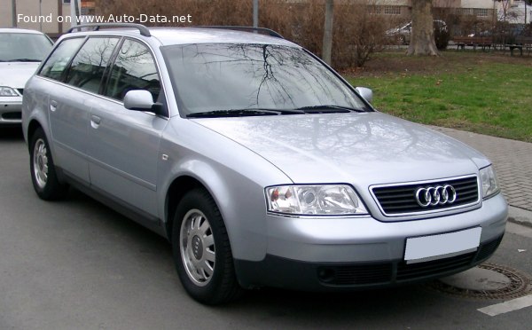 المواصفات والتفاصيل التقنية الكاملة 1998 Audi A6 Avant (4B,C5) 2.5 TDI V6 (150 Hp)