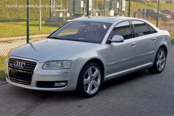 المواصفات والتفاصيل التقنية الكاملة 2007 Audi A8 (D3, 4E, facelift 2007) 3.0 TDI V6 (233 Hp) quattro DPF Tiptronic