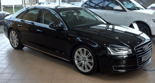 Vollständige Spezifikationen und technische Details 2015 Audi A8 (D4,4H facelift 2013) 3.0 TDI V6 ultra (262 Hp) quattro Tiptronic