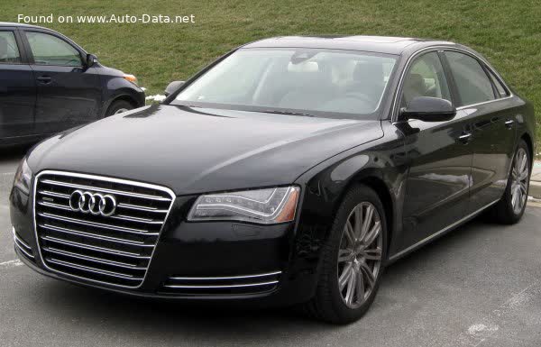 Full specifications and technical details 2012 Audi A8 (D4, 4H) 4.0 TFSI V8 (420 Hp) quattro Tiptronic