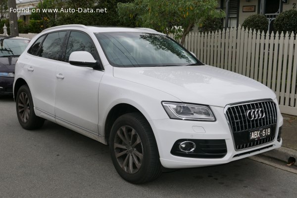 Full specifications and technical details 2012 Audi Q5 I (8R, facelift 2012) 2.0 TFSI (225 Hp) quattro