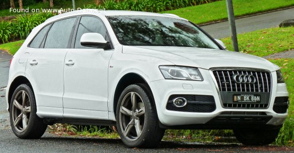 Full specifications and technical details 2008 Audi Q5 I (8R) 2.0 TDI (170 Hp) quattro