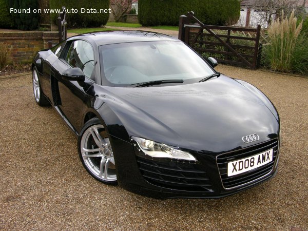 Full specifications and technical details 2006 Audi R8 Coupe (42) 4.2 FSI V8 (430 Hp) quattro