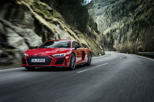 Spécifications complètes et détails techniques 2021 Audi R8 II Coupe (4S, facelift 2019) Performance 5.2 FSI V10 (570 Hp) RWD S tronic