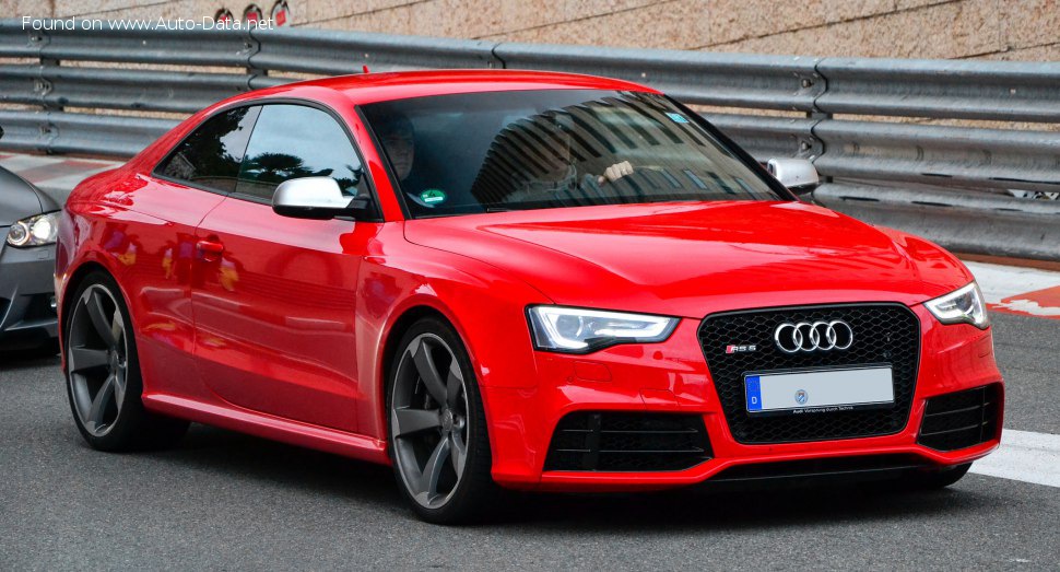 Full specifications and technical details 2013 Audi RS 5 Coupe (8T, facelift 2011) 4.2 FSI V8 (450 Hp) quattro S tronic