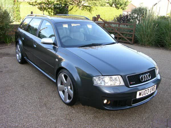 Full specifications and technical details 2002 Audi RS 6 Avant (4B,C5) 4.2 BiTurbo V8 (450 Hp) quattro Tiptronic