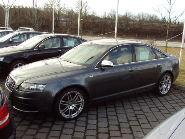 المواصفات والتفاصيل التقنية الكاملة 2006 Audi S6 (4F,C6) 5.2 FSI V10 (435 Hp) quattro Tiptronic