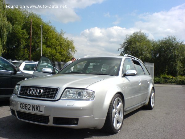 Full specifications and technical details 1999 Audi S6 Avant  (4B,C5) 4.2 V8 (340 Hp) quattro