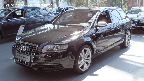 المواصفات والتفاصيل التقنية الكاملة 2006 Audi S6 Avant (4F,C6) 5.2 FSI V10 (435 Hp) quattro Tiptronic