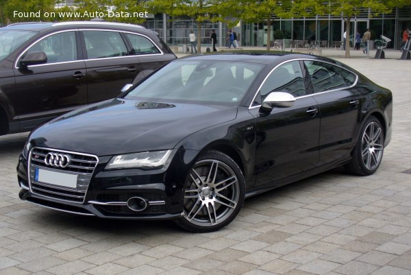 Full specifications and technical details 2012 Audi S7 Sportback (C7) 4.0 TFSI V8 (420 Hp) quattro S tronic