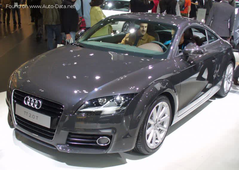 Full specifications and technical details 2010 Audi TT Coupe (8J, facelift 2010) 2.0 TDI (170 Hp) quattro