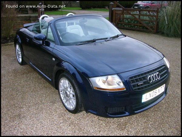 المواصفات والتفاصيل التقنية الكاملة 2005 Audi TT Roadster (8N, facelift 2000) 1.8 T (190 Hp) Tiptronic