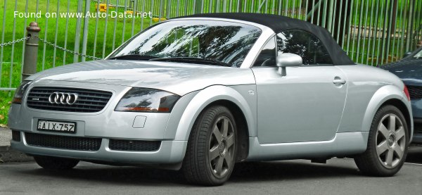 المواصفات والتفاصيل التقنية الكاملة 1998 Audi TT Roadster (8N) 1.8 T (180 Hp) quattro